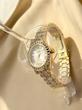 ساعت مچی زنانه پَتِک  نگین دار طلایی