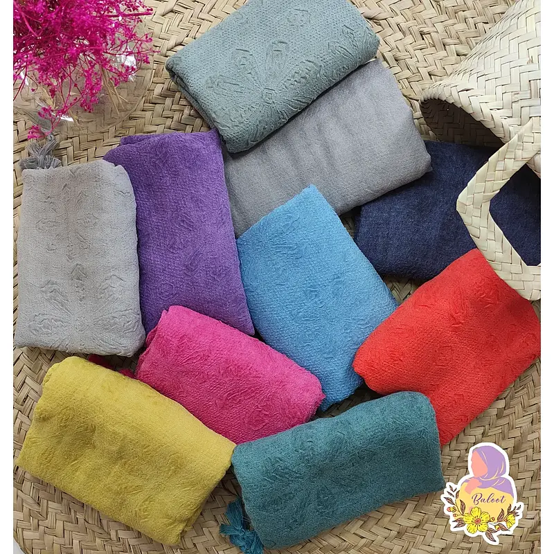 شال گل برجسته وارداتی