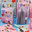ست مینی دفترچه به همراه خودکار طرح BT21