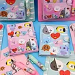 ست مینی دفترچه به همراه خودکار طرح BT21