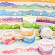 چسب واشی کاغذی 2 متری طرح dreamy colors 