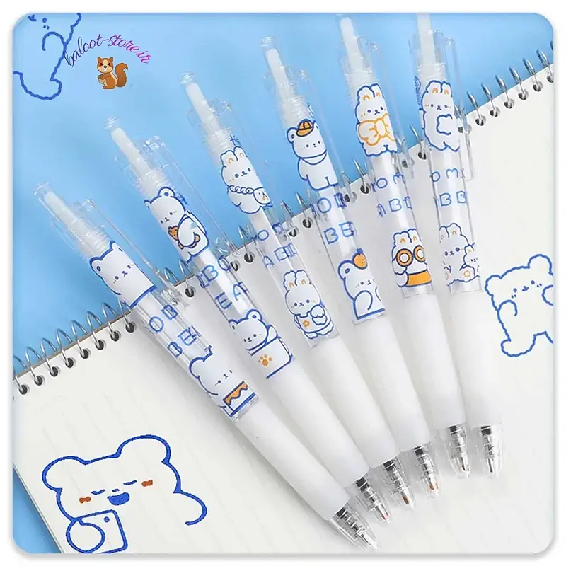 روان نویس کلیکی شفاف طرح Cloudy bear 