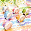 چسب واشی کاغذی 2 متری طرح dreamy colors 