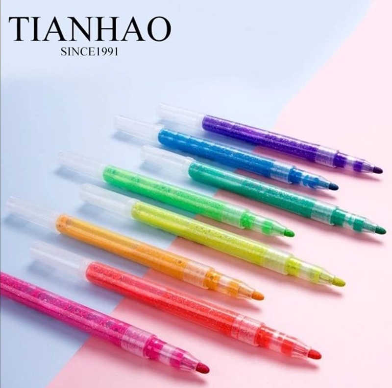 ماژیک 8 رنگ Tianhao طراحی روی سطوح و ناخن