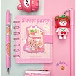 دفترچه یادداشت جلد چسبی sweet party
