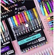 خودکار نئونی 12 رنگ zuixua طرح glitter pen