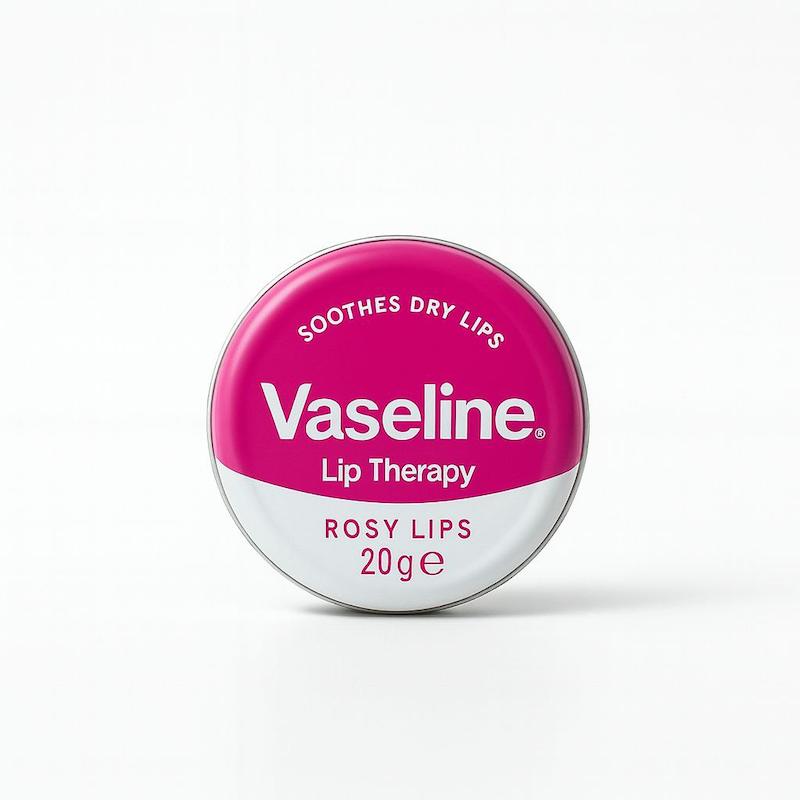 خرید بالم لب کاسه‌ای وازلین مدل Rosy گل رز