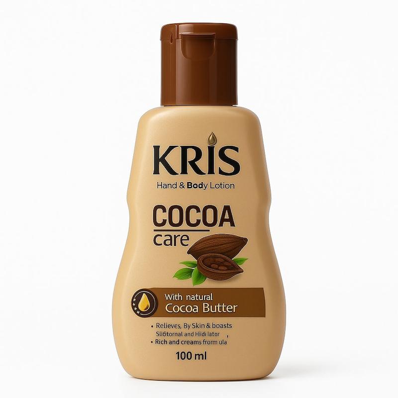 خرید لوسیون دست و بدن کریس Kris رایحه Cocoa Butter شکلاتی 100 میل