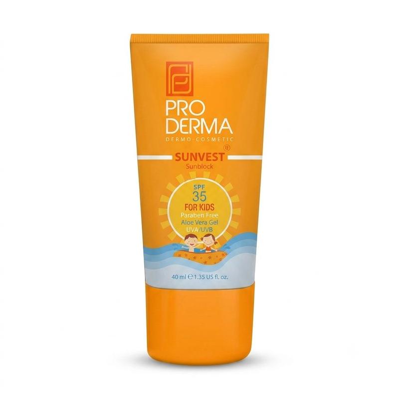 خرید کرم ضد آفتاب کودکان پرودرما مدل Sunvest SPF 35 | باما پی