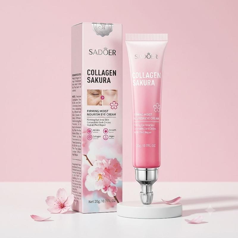 خرید کرم دور چشم کلاژن ساکورا سادوئر (Sadoer) حجم 20g | باما پی