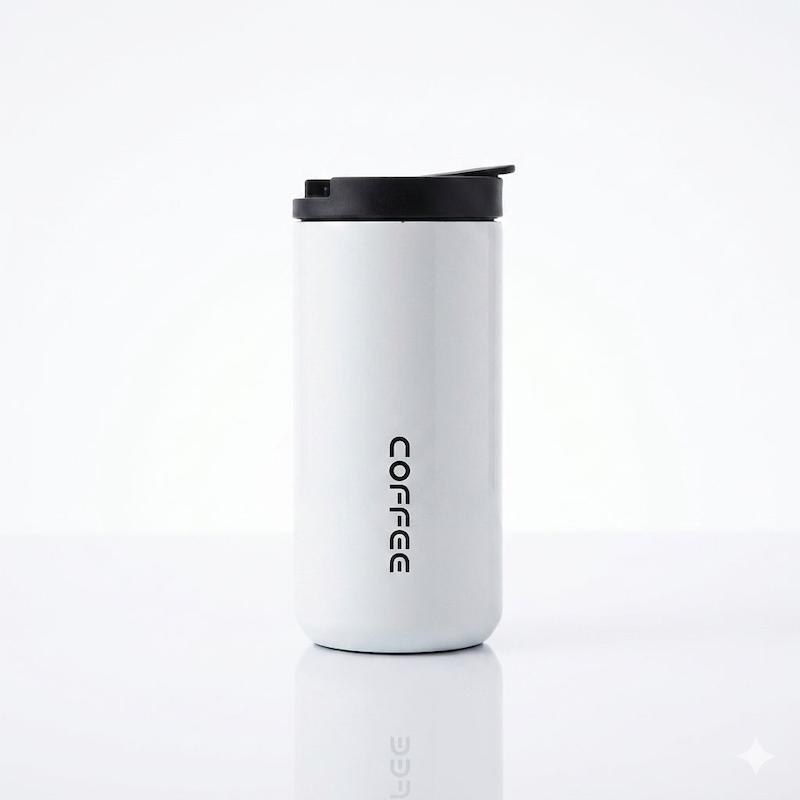 خرید تراول ماگ مینیمال طرح Coffee قفل‌دار | باما پی