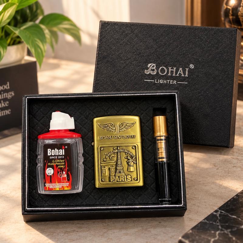 ست فندک و چوب سیگار - طرح پاریس