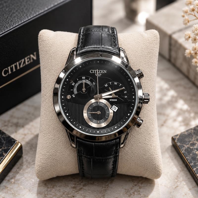ساعت سیتیزن - بند چرمی
