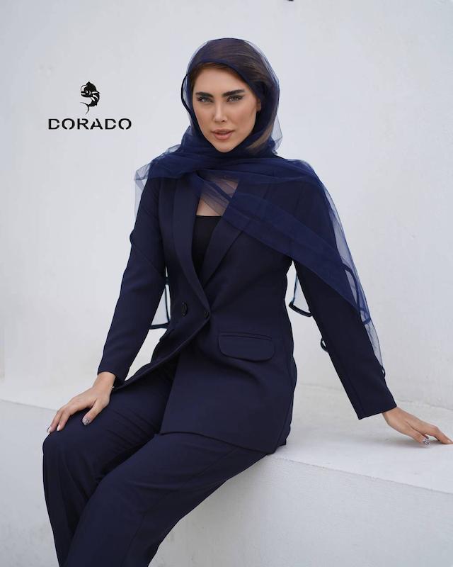 کت یقه ارشال دو دکمه کد 908