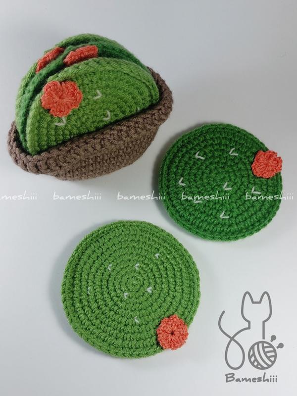 زیر لیوانی کاکتوس