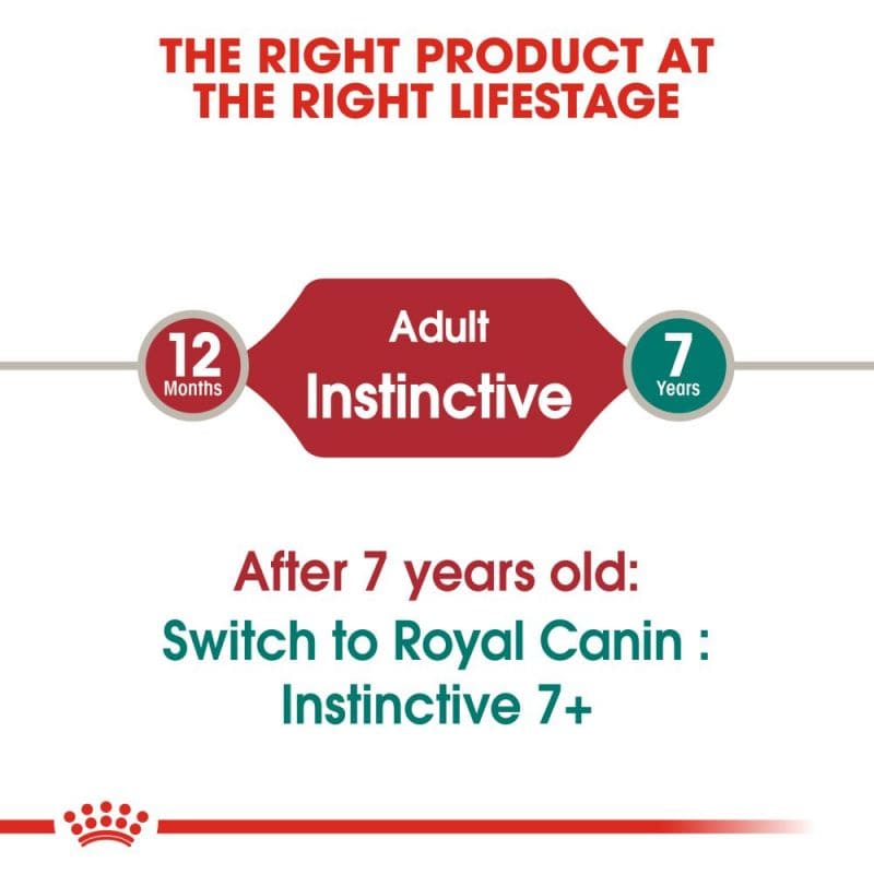 غذای پوچ گربه رویال کنین مدل اینستینکتیو INSTINCTIVE ژله ای وزن 85 گرم