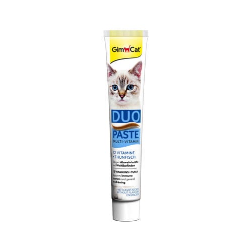 مولتی ویتامین جیم کت با طعم ماهی تن GimCat DUO Multi-Vitamin Paste وزن 50 گرم