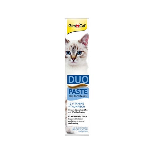 مولتی ویتامین جیم کت با طعم ماهی تن GimCat DUO Multi-Vitamin Paste وزن 50 گرم
