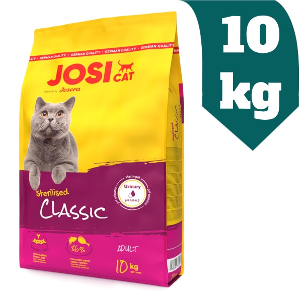 غذای خشک گربه جوسی کت JosiCat مدل کلاسیک Classic وزن 10 کیلوگرم