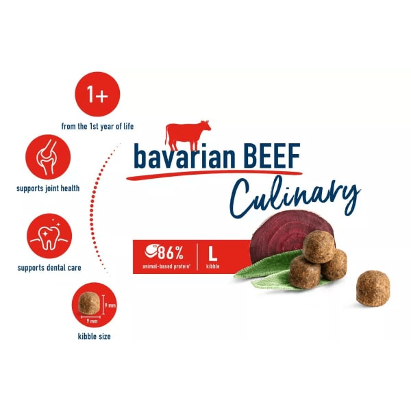 غذای خشک گربه هپی کت مدل بیف Happy Cat Bavarian Beef وزن 4 کیلوگرم