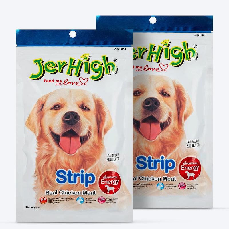 تشویقی سگ جرهای JerHigh مدل Strip وزن 60 گرم