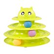 اسباب بازی برج سه طبقه گربه Cicular Turntable Cat Toy