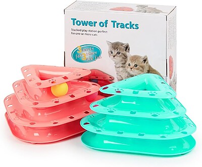 اسباب بازی،گربه،برج،سه طبقه