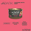 کنسرو گربه شسیر Schesir مدل افتر دارک After Dark با طعم مرغ و بیف وزن 80 گرم