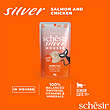 پوچ گربه شسیر Schesir مدل سیلور Silver طعم ماهی سالمون و مرغ وزن 80 گرم