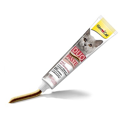 مالت جیم کت با طعم مرغ Gim Cat DUO Paste Anti-Hairball وزن 50 گرم