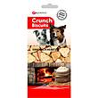 تشویقی بیسکویتی سگ فلامینگو Flamingo مدل ساندویچ قلبی Snacks Crunch Biscuit Sandwich وزن 500 گرم