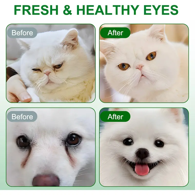 پد پاک کننده چشم سگ و گربه اویمال Oimmal Hypoallergenic Pet Eye Wipes تعداد 150 عددی