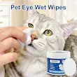 پد پاک کننده چشم سگ و گربه Pet Eye Wipes بسته 100 عددی