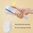 برس سیلیکونی سگ و گربه Pet Hair-Removing Bath Massage Comb دارای دکمه تخلیه