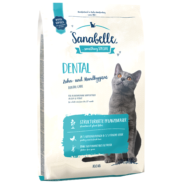 غذای خشک گربه سانابل Sanabelle مدل دنتال Dental وزن 2 کیلوگرم