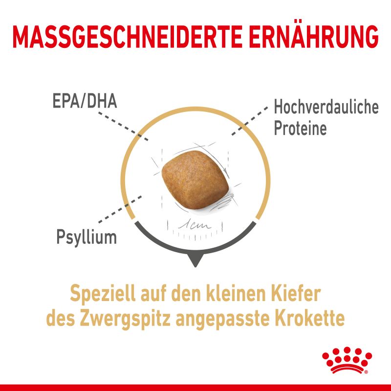 رویال کنین | غذای خشک سگ رویال کنین پامرانین ادالت Royal Canin Pomeranian Adult وزن 1.5 کیلوگرم