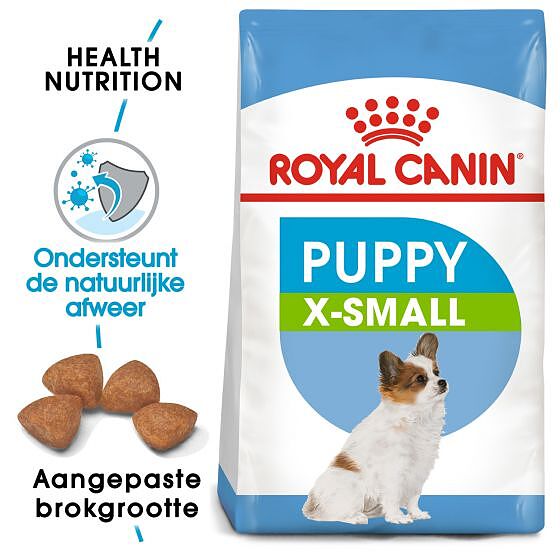 غذای خشک توله سگ رویال کنین مدل ایکس اسمال پاپی X-Small Puppy وزن 1.5 کیلوگرم
