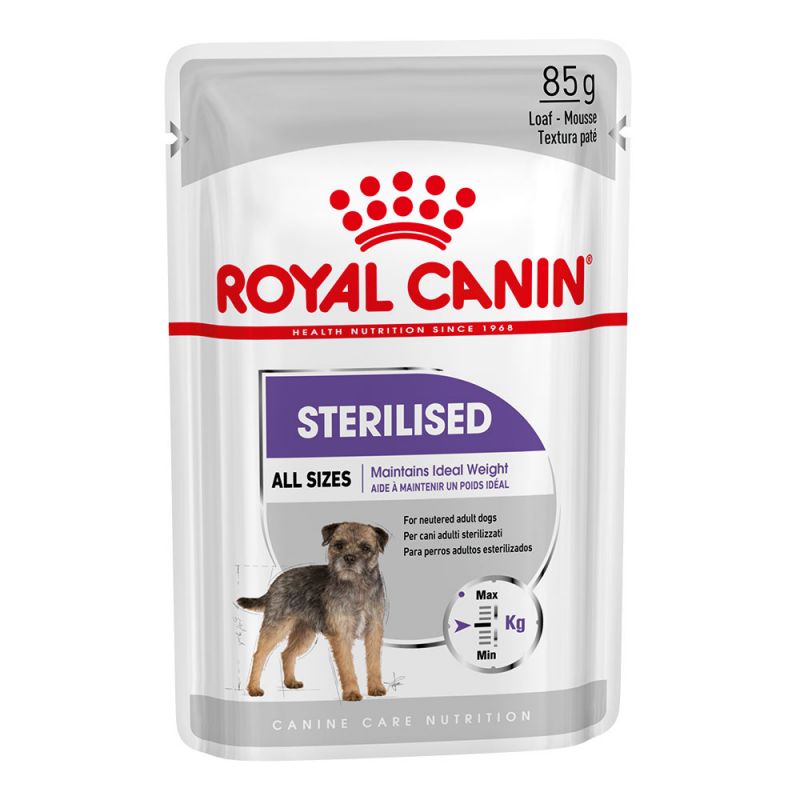 تصویر پوچ سگ بالغ عقیم شده رویال کنین 85 گرم Royal Canin Sterilised 85g