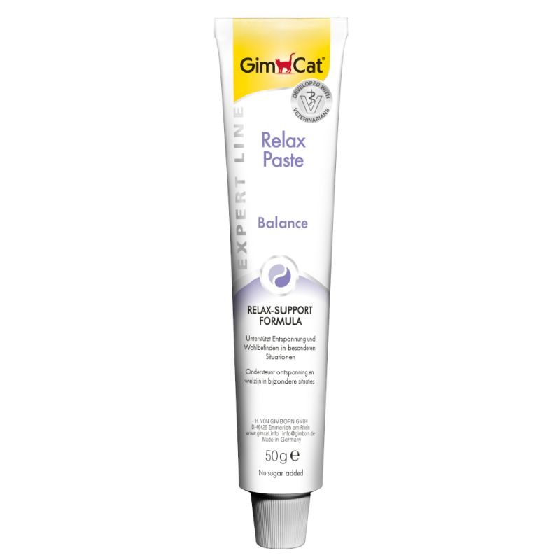 خمیر آرامش بخش گربه جیم کت Gim Cat مدل ریلکس Relax Paste ضد استرس وزن 50 گرم
