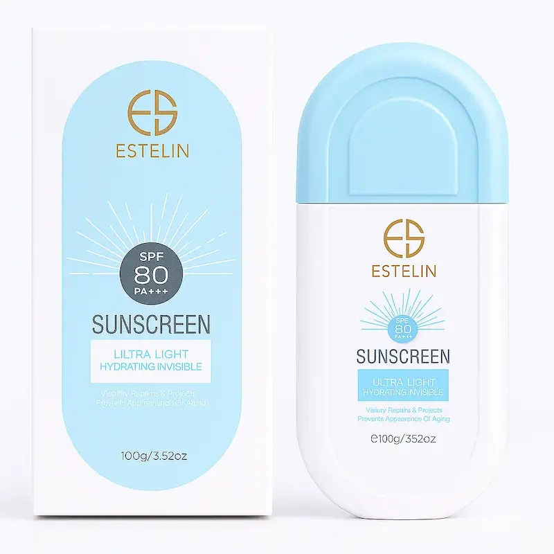 کرم ضد آفتاب بی‌رنگ  SPF 80 برند استلین | Estelin