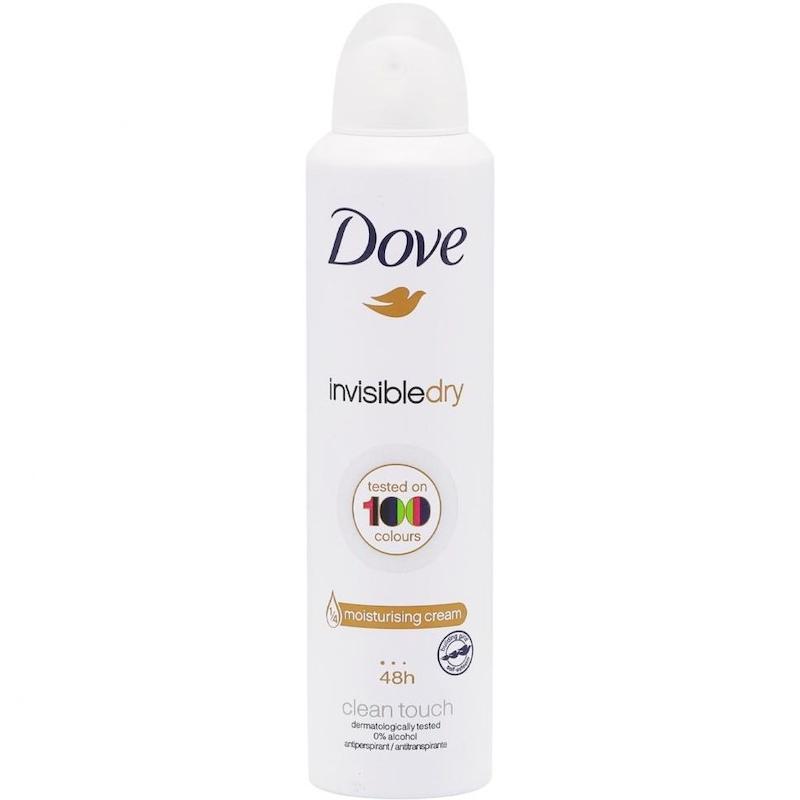 اسپری ضد تعریق 100 سفید داو 250 میل مدل Invisible Dry