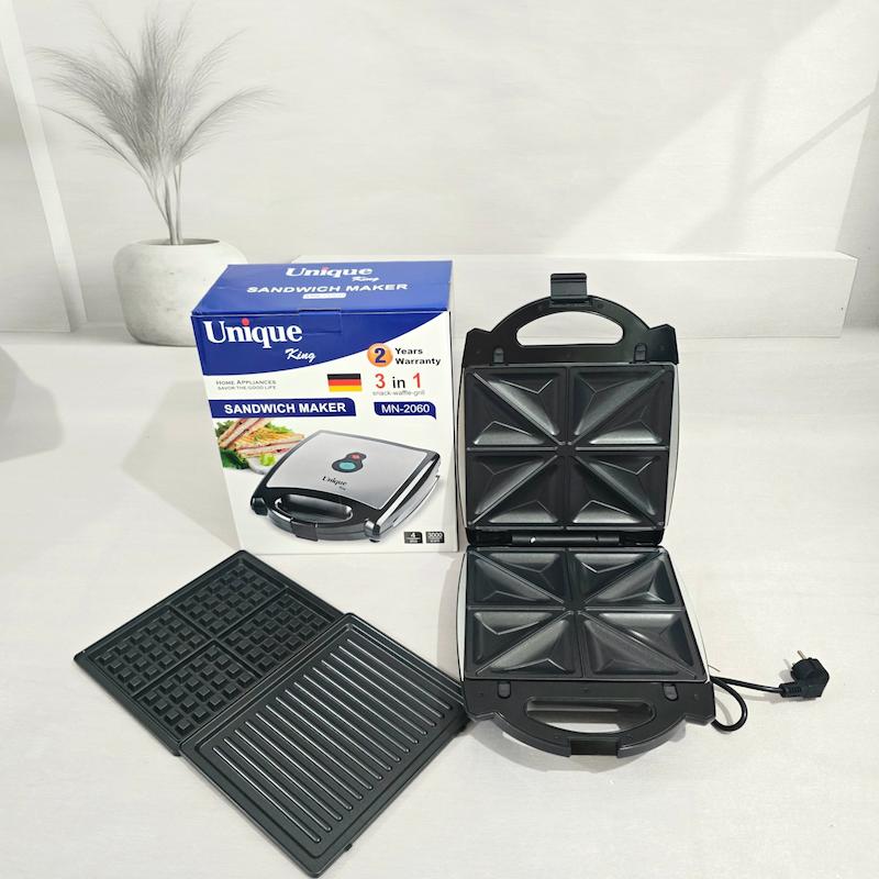 ساندویچ ساز 3 کاره یونیک کینگ مدل2060