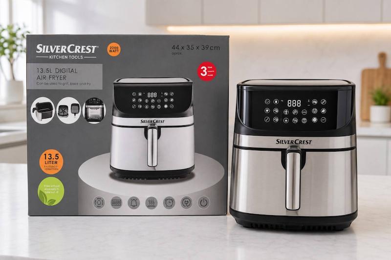 سرخ‌کن بدون روغن SilverCrest دیجیتال   13.5 لیتری 