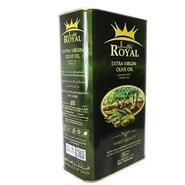 روغن زیتون رویال قوطی فلزی ۴ لیتری ( Royal )