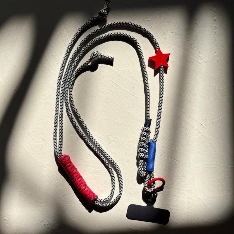 بندموبایل مونو BW/قرمز 