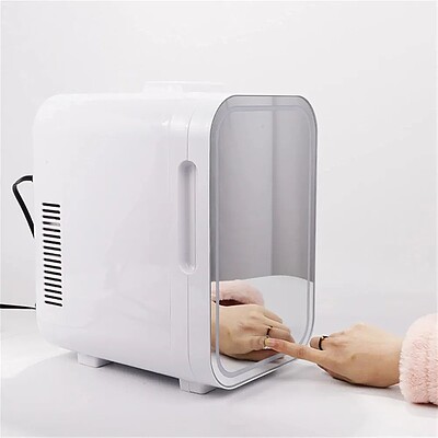 یخچال مسافرتی 4 لیتری درب آینه beauty mini refrigerator