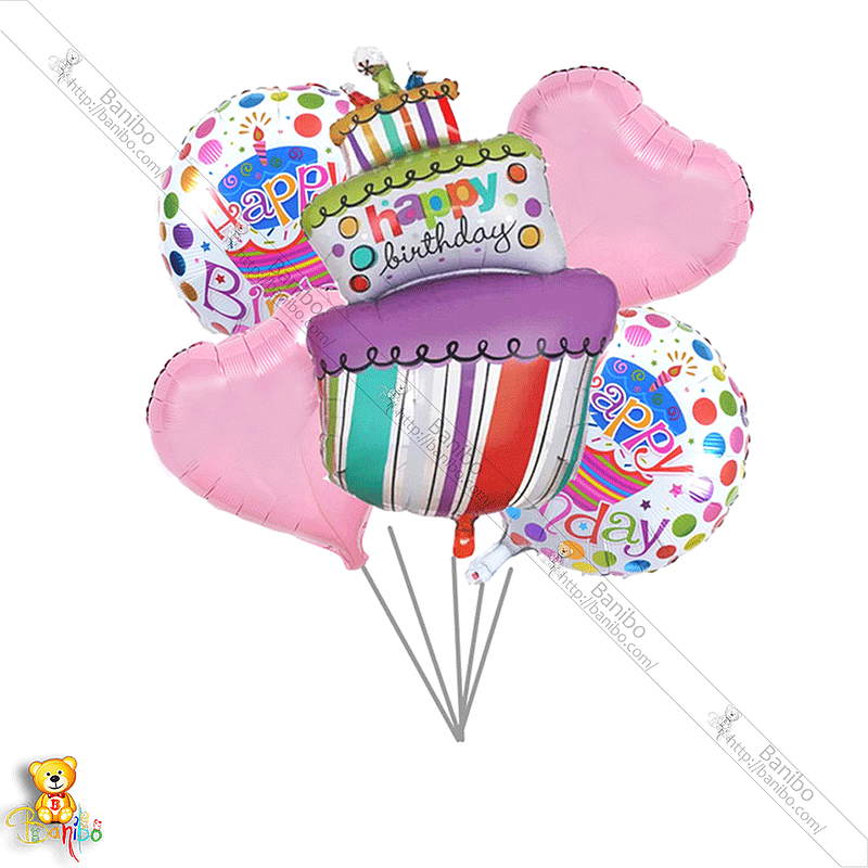 بادکنک کیک، بادکنک فویلی، بادکنک هپی، بادکنک happy،بادکنک Happy Birthday