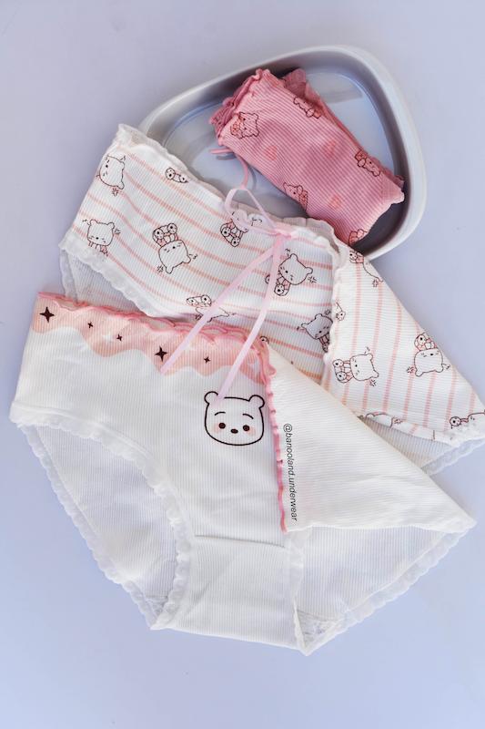 شورت تمام نخ تدی 🧸🌸