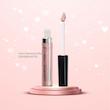 سایه مایع متالیک دوان soft pink