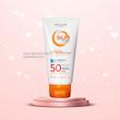 کرم ضدآفتاب سان زون SPF 50 اوریفلیم | حاوی کیوتن و فناوری محافظت سلولی